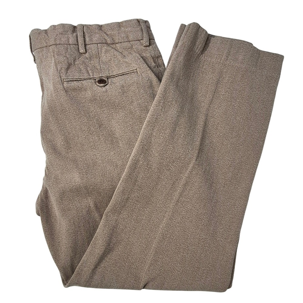 Polo Ralph Lauren Chinos Mens 35x30(28) Brown Textured Cotton Quiet Luxury Pants